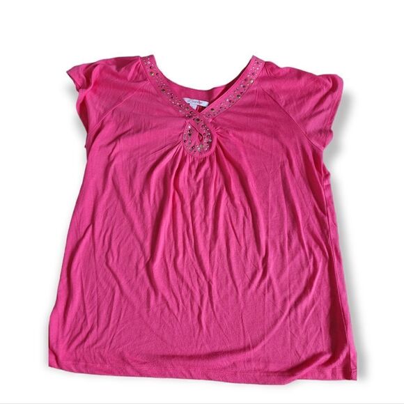 𝅺Lena short sleeve top 2/$15‎ - Picture 1 of 2
